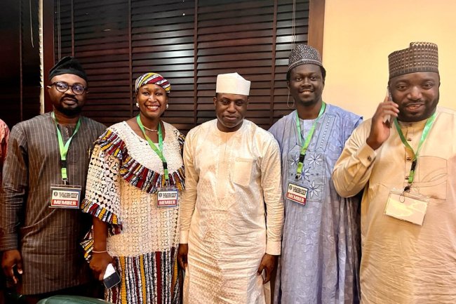 Photos: Rep Olubunmi Tunji-Ojo alongside other members of the Sub-Committee for the APC National Congress